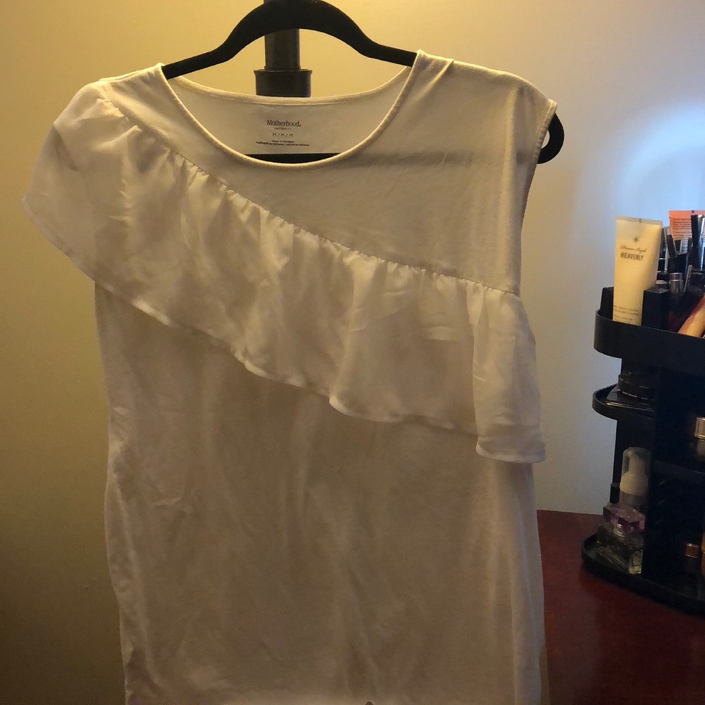 White Maternity Top
